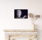 David Bowie - Retro Metal Art Decor - Wall Mount or Free Standing on Console Table -  Two Sizes - 8'' X 12" & 12" X 16" - No. 40507
