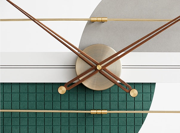 EM Collection - ‘Berkeley Green’ Surreal Wall Clock 80cm Length