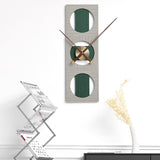 EM Collection - ‘Strauss Grey’ Post Modernist Wall Clock 70cm Length LP
