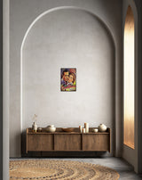 Casablanca 2 - Retro Metal Art Decor - Wall Mount or Free Standing on Console Table -  Two Sizes - 8'' X 12" & 12" X 16" - No. 40480