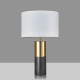 ‘Dior’ Marble & Gold Brass Table Lamp