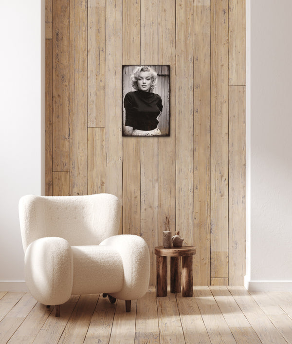 Marilyn Monroe - Retro Metal Art Decor - Wall Mount or Free Standing on Console Table -  Two Sizes - 8'' X 12" & 12" X 16" - No. 40099