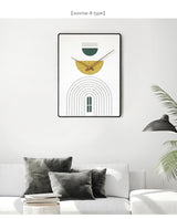 EM Collection - ‘Wright' Designer Wall Clock 75cm Length