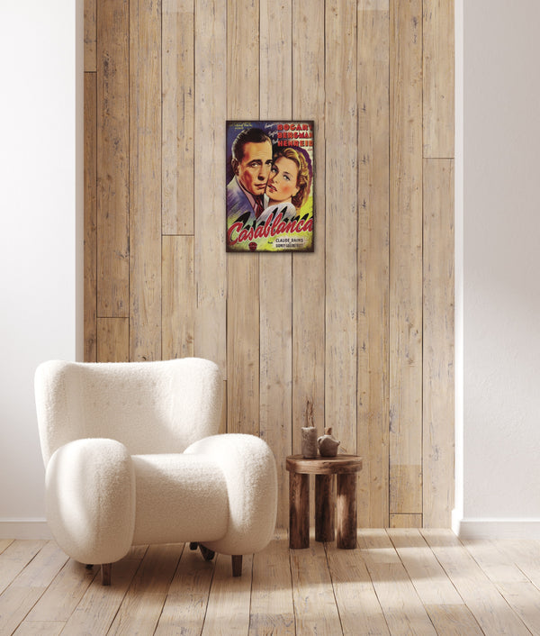 Casablanca 2 - Retro Metal Art Decor - Wall Mount or Free Standing on Console Table -  Two Sizes - 8'' X 12" & 12" X 16" - No. 40480