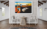 The Persistence of Memory - Painted by Salvador Dali - Circa. 1931. High Quality Canvas Print. Ready to be Framed or Mounted. Available in 3 Sizes - Small - Medium or Large.