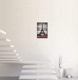Eiffel Tower - Retro Metal Art Decor - Wall Mount or Free Standing on Console Table -  Two Sizes - 8'' X 12" & 12" X 16" - No. 90054