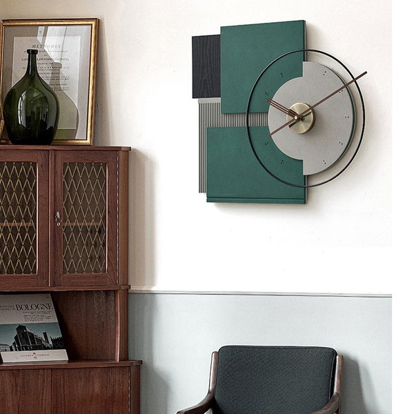 EM Collection - ‘Eames Green’ Montage Wall Clock 70cm Dial Diameter