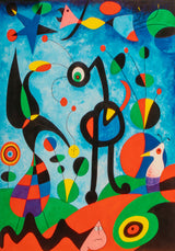 Birds - Painted by Joan Miro - Circa. 1938. High Quality Canvas Print. Ready to be Framed or Mounted. Available in 3 Sizes - Small - Medium or Large.