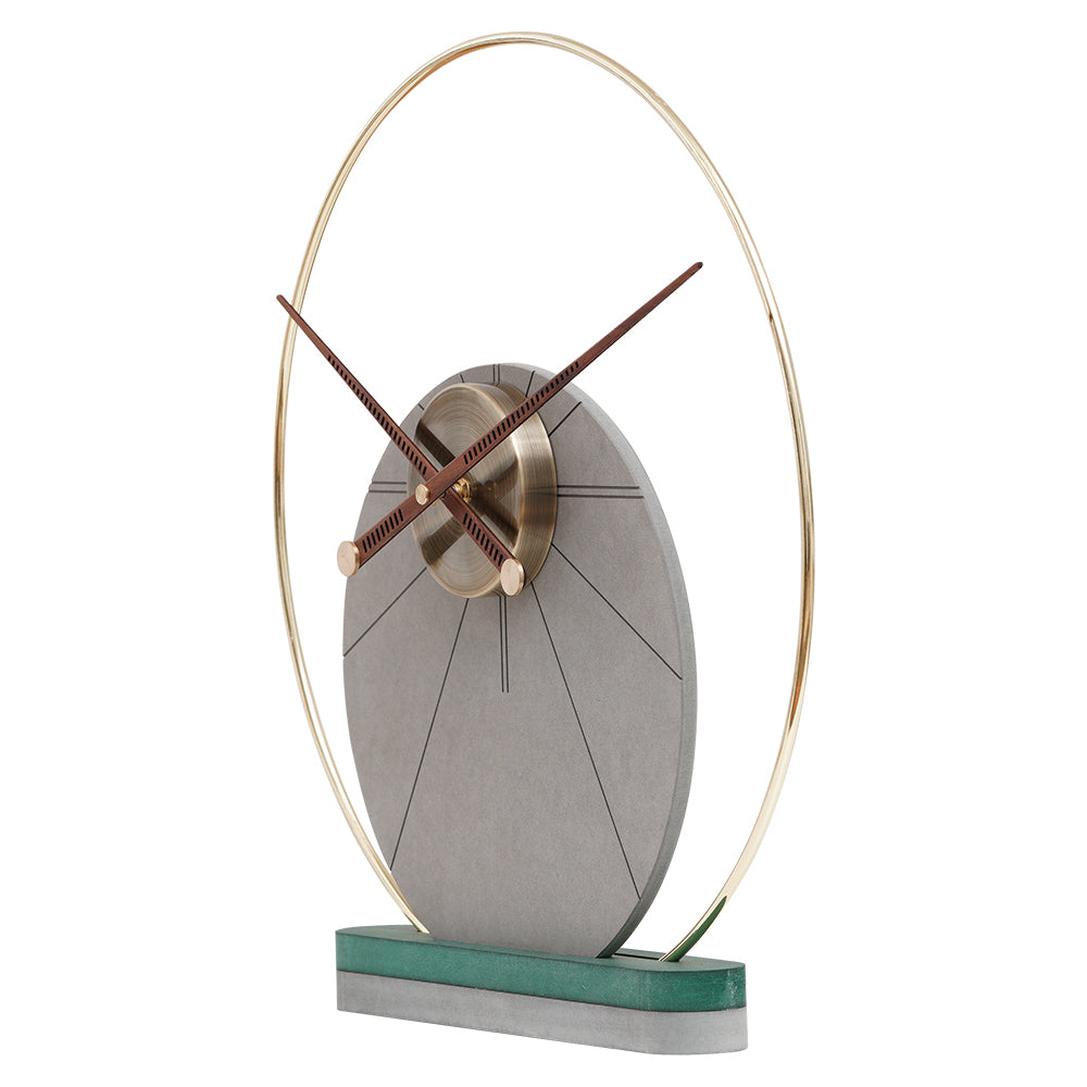 EM Collection - ‘Vogue Grey’ Bedside Table/Console Table Clock 46cm Wide