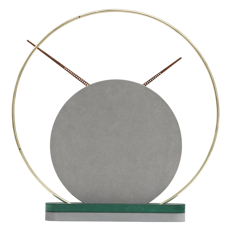 EM Collection - ‘Vogue Grey’ Bedside Table/Console Table Clock 46cm Wide